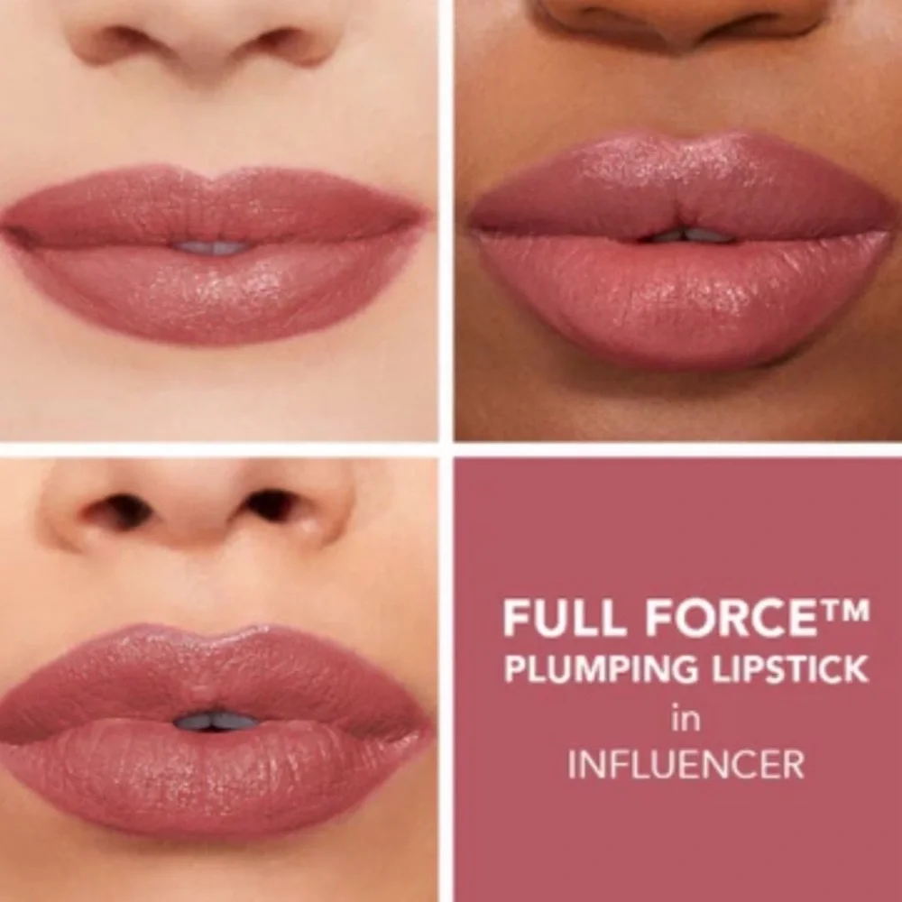 Buxom NWT Full Force Plumping Lipstick in Influencer